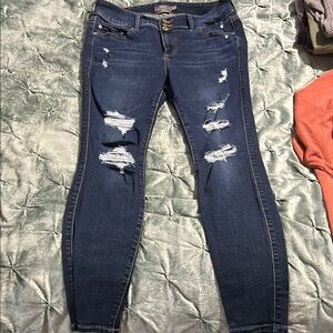 Torrid Distressed Blue Jeans